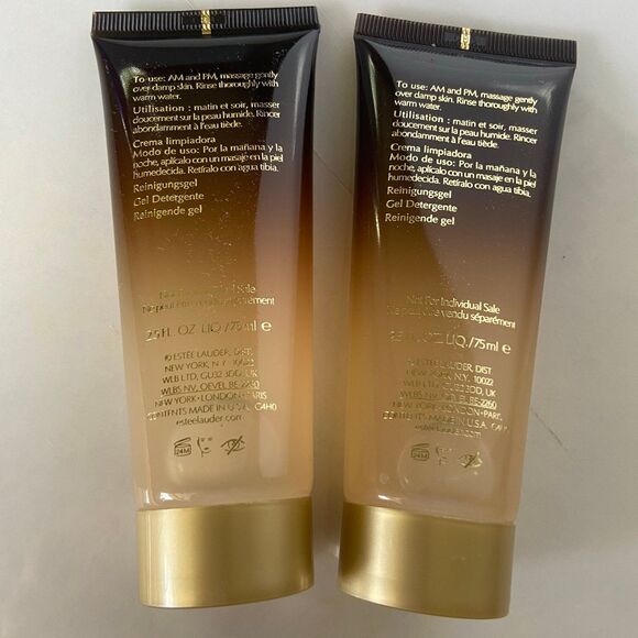 Estee Lauder Advanced Night Cleansing Gelee x2 & Gentle Eye makeup remover x1 - Picture 3 of 7
